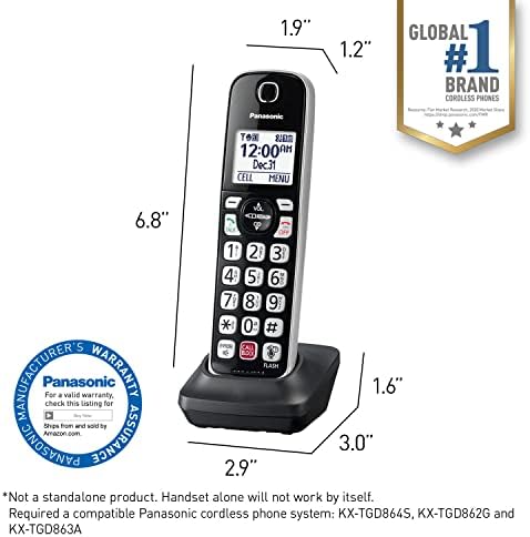 פנסוניק טלפון אלחוטי מכשיר אביזר תואם עם מערכות טלפון אלחוטי סדרה 86