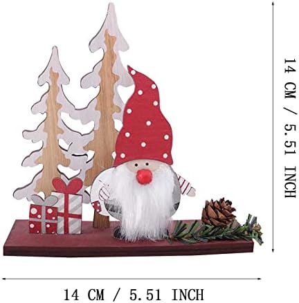 חדש עץ חג המולד קישוטי חג המולד קישוטי ערב חג המולד חג המולד מתנות שולחן קישוטי גן גמדים קטן