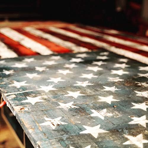 אמריקאי דגל כוכב סטנסיל עבור ציור הטוב ביותר ויניל גדול 50 כוכבים פטריוטית סטנסילים עבור ציור על עץ,