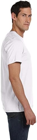 בלה + בד יוניסקס תוצרת ארצות הברית ג ' רזי קצר שרוול חולצה של לבן