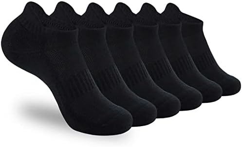 גרבי קרסול של אטביטר ריצה לנשים אתלטי ללא הצגה גרבי גרביים מרופדות 6-שיניים חתוכות נמוכות