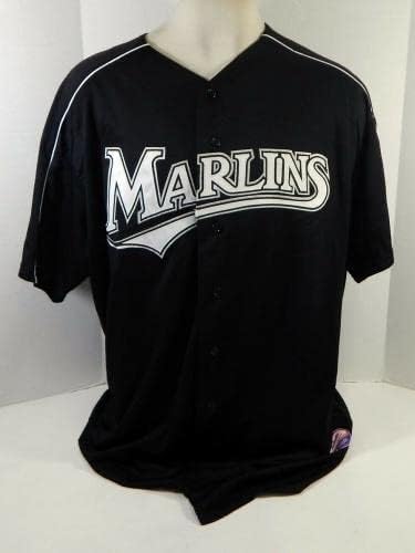 2003-06 פלורידה מרלינס קרייג 14 משחק נעשה שימוש בג'רזי שחור BP ST 3XL 102 - משחק משומש גופיות MLB