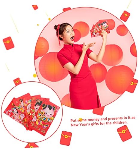 סטובוק 50 יחידות 2022 מעטפת עבור הונגבאו מחזיק מזל כיסי אביב אחסון הסיני חדש באו שקיות הונג פסטיבל חתונה אדום שנה