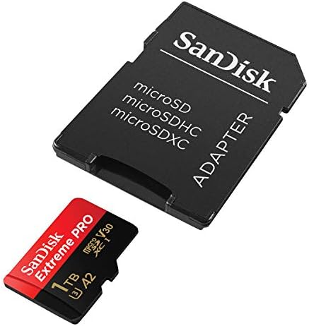 Sandisk MicroSDXC Extreme Pro 1TB + מתאם נייד