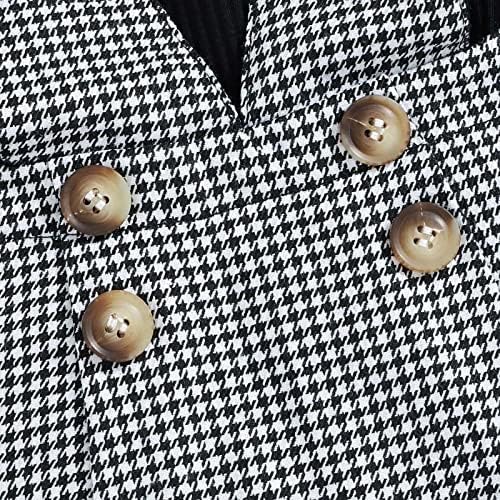 3 חבילות חליפת מכנסיים מקצרים של תיק מעיל לבנות 2023 צמרות כפתור סגנון אקדמי שחור מוצק+מכנסיים קצרים+ינקל
