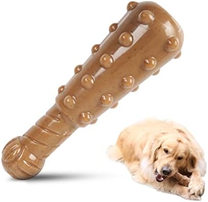 Doudelee Invervallaintible Stick צעצועי כלבים חריקים לחרקים עבור עיסות אגרסיביות לגזע גדול/בינוני,