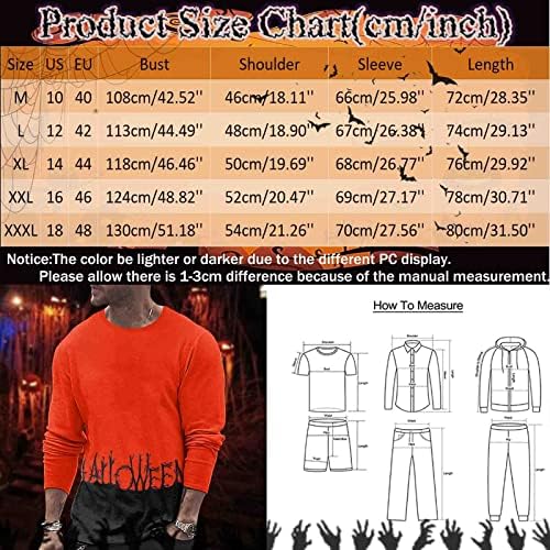 חולצות טריקו של XXZY Halloween Mens Men גברים הדפסת דם ליל כל הקדושים חולצת חולצה חולצת שרוול