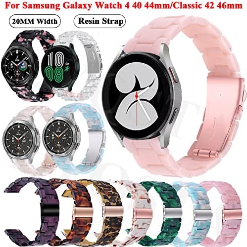 רצועת שרף מקורית של Gikos עבור Samsung Galaxy Watch 4 קלאסי 46 46 42 ממ רצועת כף היד גלקסי Watch4 44