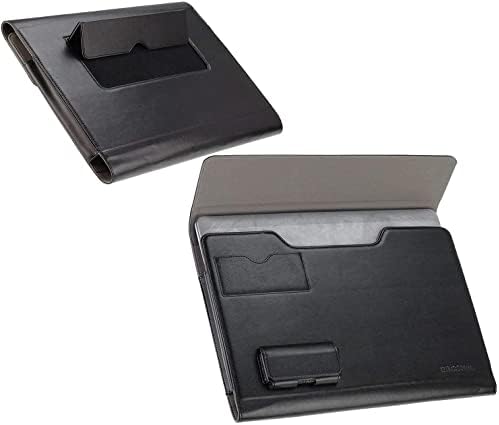 מארז פוליו עור שחור של Broonel - תואם ל- Lenovo IdeaPad 1 11.6 '' מחשב נייד