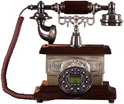 SXNBH רטרו וינטג 'טלפון נורדי קישוט ביתי עם טלפוניה של משרד הכבלים עם תצוגה קווי