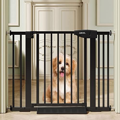 תינוק שער עבור מדרגות בפתח לא קידוח, 29-46 אינץ רחב במיוחד כלב שער עבור בית מקורה, 30 גבוה,