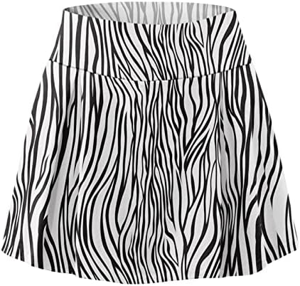 חצאיות טניס של פולקה נקודה עם מכנסיים קצרים נשים זורמות גולף סורטס אימון מותניים גבוה מפעיל מכנסיים