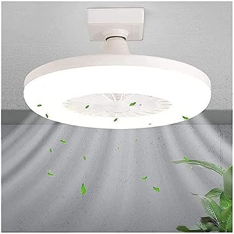 מאוורר תקרה של Cutyz עם אורות, מאוורר תקרה עם מאווררי תקרה מודרניים LED לחדרי שינה, חדרי מגורים,