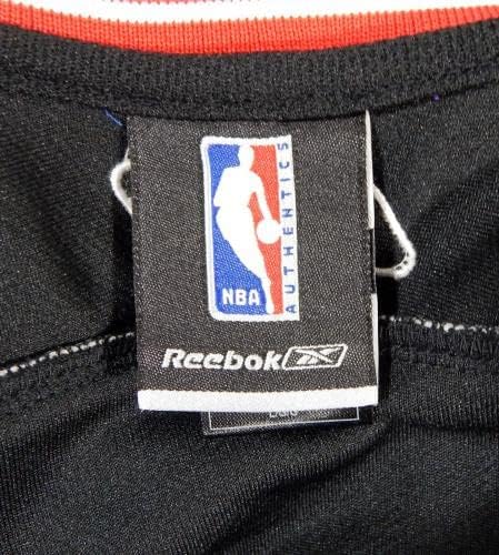 משחק Portland Trailblazers של 2000s הונפק חולצת ירי של Longsleeve Black L 947 - משחק NBA בשימוש
