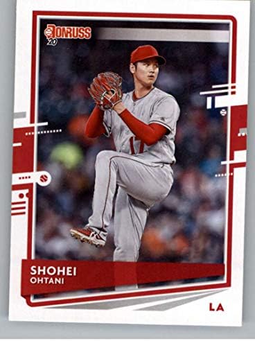 2020 בייסבול וריאציה של דונרוס 94 Shohei Ohtani Los Angeles Angels שחקן רשמי בכרטיס מסחר מורשה על ידי פאניני