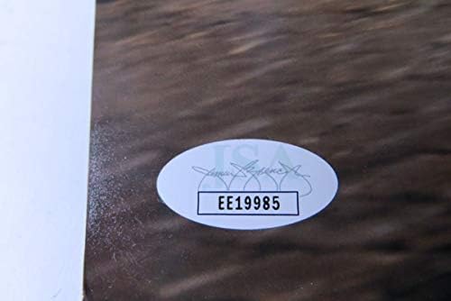 אדי רדמיין חתימה 12x18 צילום עלים על סוס JSA EE19985