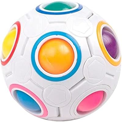 טינקי פאזל פאזל קשת כדורים צבע תואם חידה - קשקשת צעצועים משחרר טזר מוח קסמים לטיזר מוחי לילדים ומבוגרים,