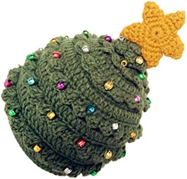 חג המולד סרוג כובע מקסים חג המולד עץ בצורת עם כוכב סרוג כובע לילדים ילדים המפלגה לטובת