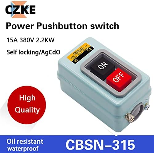 EZZON 2 מיקום כוח כפתור כפתור כפתור כפתור בקרה מתג חשמלי מתג חשמלי 15A 380V 250V הפעלה/כיבוי 2.2KW