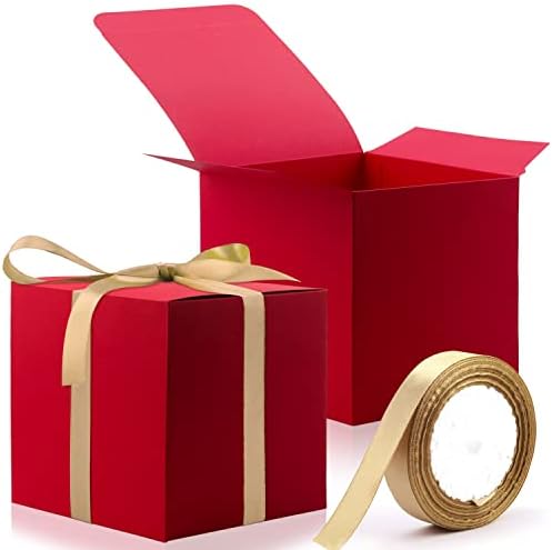 קופסת מתנה, 15 קופסאות מתנה עם מכסים עם מכסים ממוחזרים קופסאות קרטון קרטון נייר קופסאות טובות, קופסאות