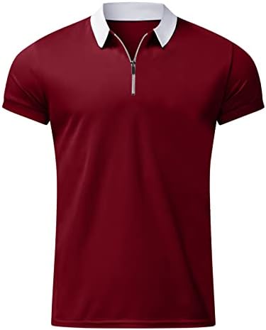 חולצות פולו קיץ HDDK לגברים, 2022 גולף גולף חדש של צוואר הרוכסן החדש