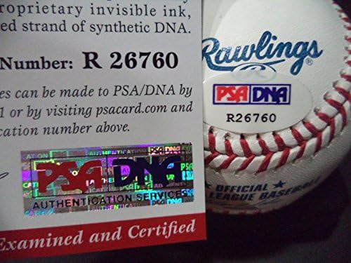 Austin Hedges SD Padres חתמה על M.L. בייסבול גרף טירון PSA/DNA COA R26760