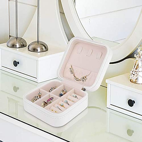 קופסא תכשיטים לחתול חג המולד מיואלי קופסת תכשיטים עור מארגן תכשיטים קטנים מארגן תכשיטים ניידים