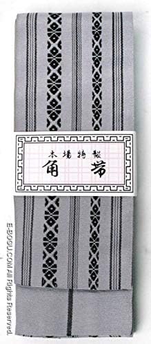 חגורת קקו אובי יפנית מסורתית של E-bogu עבור IAIDO, גודל אחד מתאים לכולם, זמין בשחור, אפור, כחול כהה, לבן וירוק