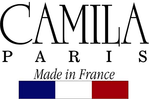CAMILA PARIS CP3170 קליפ בארט שיער צרפתי לבנות, בעבודת יד, חום, אבזם מתכת זהב חזק אחיזת שיער אחיזה לנשים,