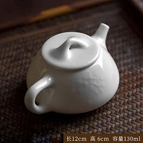 קומקום קומקום לבן חרסינה לבנה קומקום קומקום אישי בעבודת יד אישי קומקום תה אביזרי תה תבלינים
