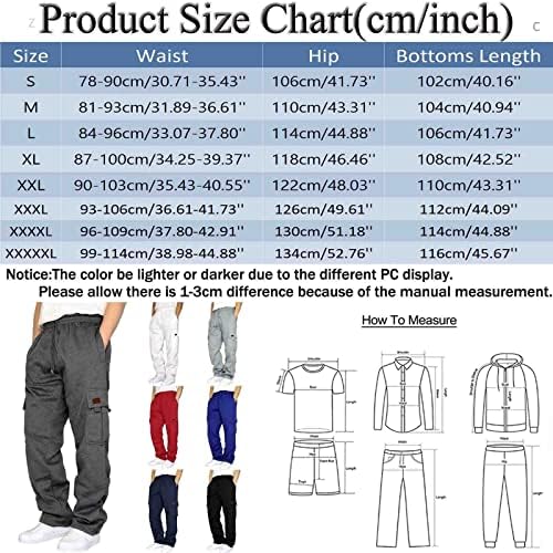 מכנסי טרנינג משקל כבד של גברים מכנסי טרנינג משקל כבד של מכנסיים אתלטים מכנסיים מזדמנים מכנסיים רצים רחבים