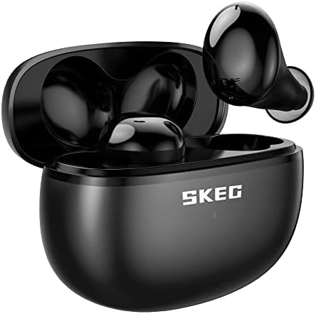 אוזניות אלחוטיות של Skeg, אוזניות Bluetooth T20 עם זמן משחק של 48 שעות, צליל פרימיום עם בס עמוק, עיצוב
