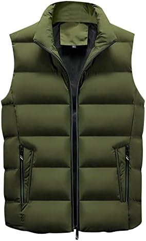 ADSSSDQ Mens Vests מזדמנים, חסרי שרוולים חוף חוף גדול, ז'קט נוח גודל