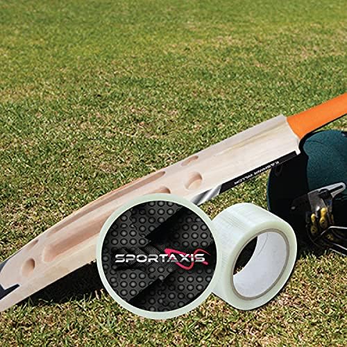 גליל קלטת עטלף של Sportaxis Cricket לביצועים משופרים ושבץ טוב יותר - קלטת הוכחת מים אנטי סדק עם רוחב