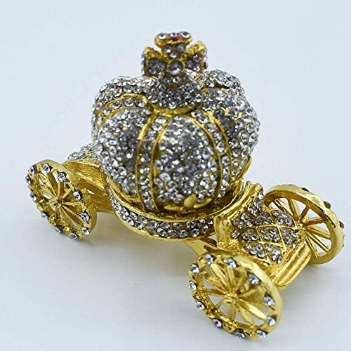 Seewoode AG205 מתנות מתכת קופסת תכשיטים יהלומים קופסת יהלום אירופאי כתר דלעת מתנה מתנה יצירתי