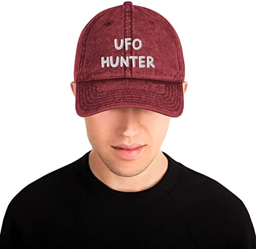 כובע אבא רקום של עבם האנטר - מתנה לאובייקט מעופף לא מזוהה, שטח 51 כובע, מאהב חייזרים, תופעה אווירית