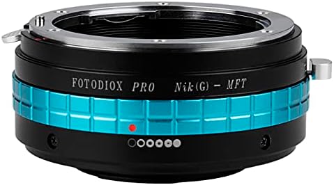 Fotodiox Pro Lens Mount מתאם, עדשת ניקון ל- MFT MICRO 4/3 ארבע שליש מצלמות עם חיוג צמצם דה-לחץ