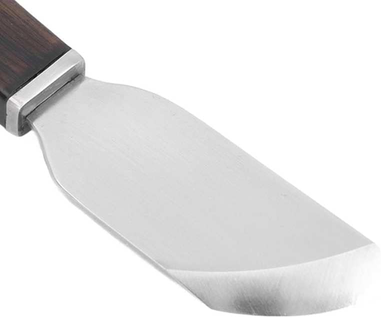 סכין עור פוע נירוסטה נירוסטה סכין סכין מעץ חיתוך מבריק חיתוך מבריק.