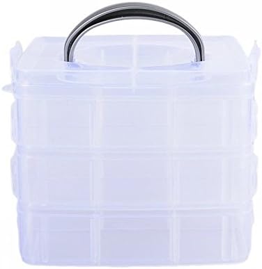 NPLE-חדש פלסטיק תכשיטים צלול חרוזים מארגן קופסאות קופסאות מיכל כלי מלאכה