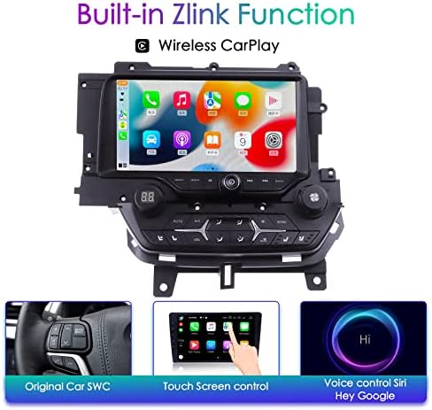 ZWNAV אנדרואיד 10 סטריאו לרכב לשברולט קורבט C7 S-F 2013-2019 ， מסך מגע HD, יחידת ראש ניווט GPS,