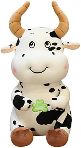 Gayouny חמוד צעצוע פרה פרה ממולא כרית בקר רכה כרית פרה בובה רכה צעצועים