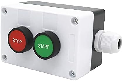 Ganyuu AC 660V 10A התחלה רגעית/עצור שלט ירוק אדום ללא NC תחנת כפתור לחצן