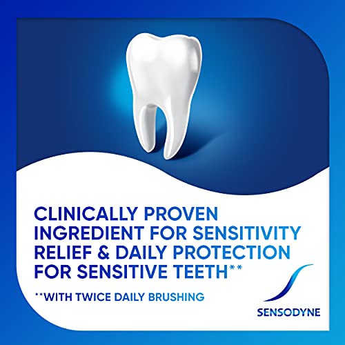 סנסודין תיקון והגנה על משחת שיניים הלבנה, משחת שיניים לשיניים רגישות ומניעת חלל, 3.4 גרם