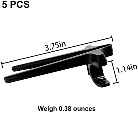 חטיף אצבע מקלות אכילה עבור גיימרים, 5 חתיכה לשימוש חוזר חטיף קליפים, שבב אצבע צבת, אביזרי גיימר, עצלן לסייע אביזרי