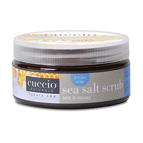 Cuccio Naturale Sea Scrub Scrub - עדין במיוחד - פילינג בעדינות להסרת תאי עור מתים - משאיר את העור