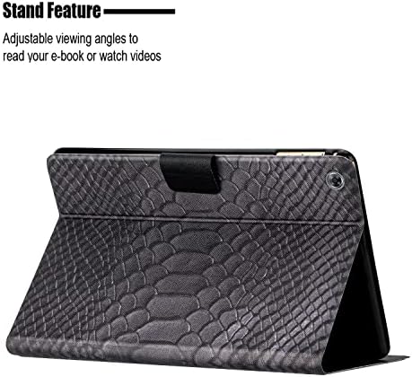 מארז מגן טבליות מארז Huawei Mediapad M5 Lite 10 אינץ '2018, עור דק PU עור חכם מגן חכם Folio Premium
