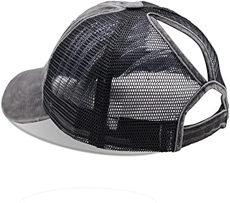 KKMKSHHG כובע בייסבול קוקו לנשים, משאית וינטג 'מתכווננת שוטפת כובע אבא