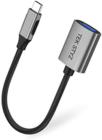 מתאם Tek Styz USB-C USB 3.0 עובד עבור Sony Xperia M Ultra OTG Type-C/PD זכר USB 3.0 ממיר נקבה.