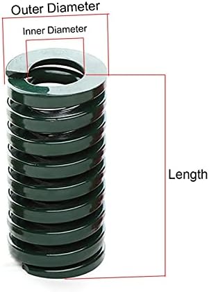 קפיצי דחיסה מתאימים לרוב התיקון I 1 עובש ירוק קפיץ דחיסת חותמת למות קפיץ כבד בקוטר חיצוני 14 ממ x קוטר