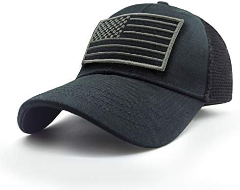 בייסבול כובע נמוך פרופיל אמריקאי ארהב דגל כובע מתכוונן הסוואה רשת יוניסקס כובעים